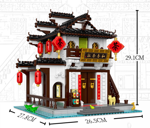 Riverside Town: Jiangnan Teahouse