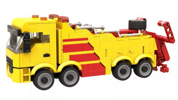 tow Truck yellow red