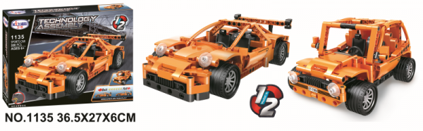 Car in orange (2in1 Set)