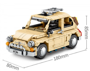 Small car on vacation