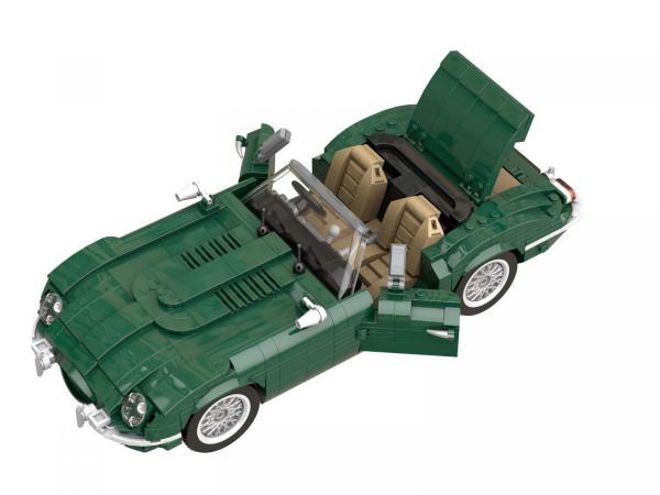 Classic 2in1 Sports Car dark green