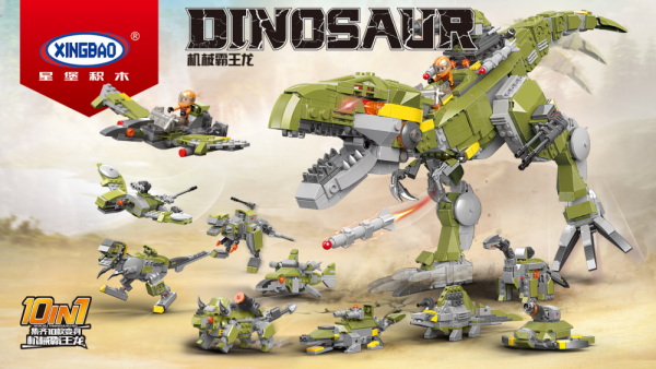 Dinosaurier - Display Box Artikel (10 verschiedene Sets)