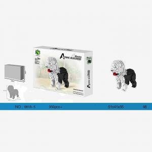 Altenglischer Schäferhund Bobtail (diamond blocks)