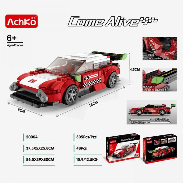Racing Car in red/white