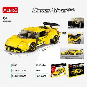 Racing Car in yellow