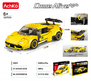 Racing Car in yellow