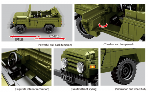 Chinesischer Geländewagen in grün