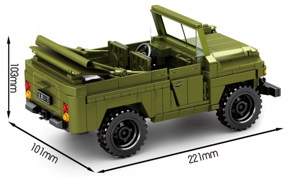 Chinesischer Geländewagen in grün