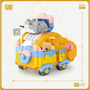 Bear Car (diamond  blocks)