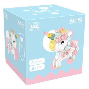 Cherry Blossom Unicorn (diamond blocks)