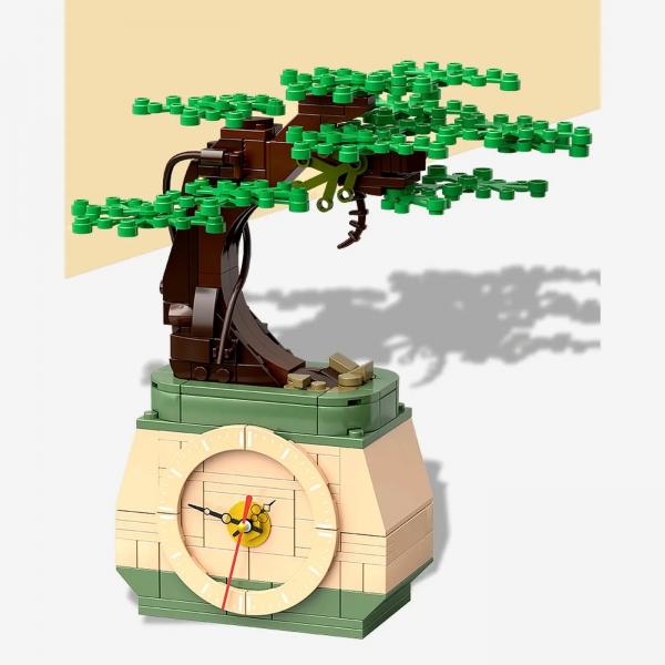 Bonsai im Blumentopf inkl. Uhr