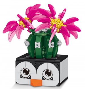 Cactus in a penguin pot