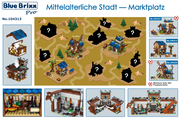 Mittelalterliche Stadt - Marktplatz