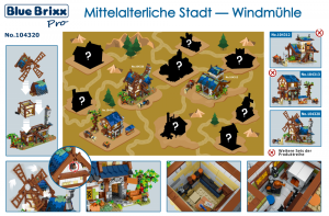 Mittelalterliche Stadt - Windmühle