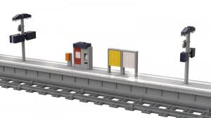 Modern Railway Platform