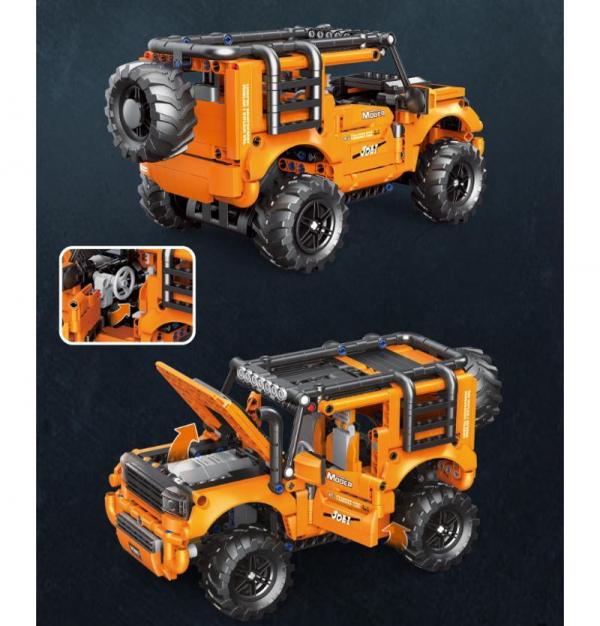 Geländewagen in orange