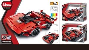 R/C Racing Car 2 IN 1. 2.4G, 4CH, red 