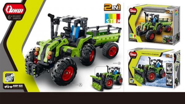 2 in 1 Farm Tractor & Snow Plow Truck