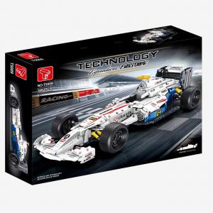 Formel-Wagen in weiß