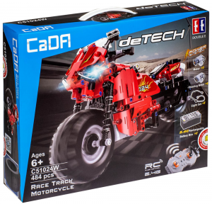 Race Track Motorcycle in red