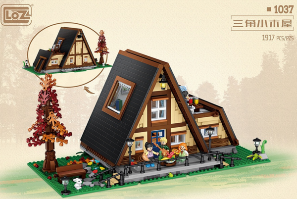 Tiny Cabin House (mini blocks)