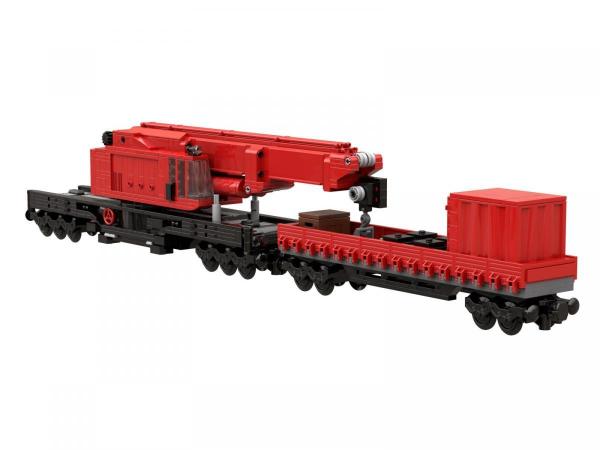 Emergency rail slewing crane (8w)