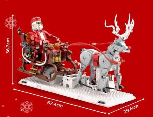 Weihnachtsmann mit Schlitten