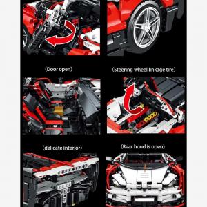 Super car in white/red