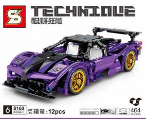 Super car in purple