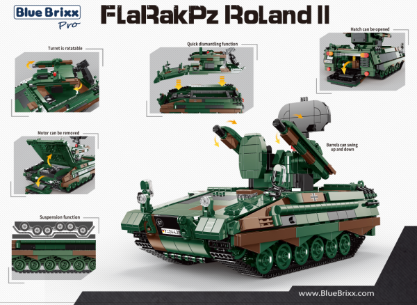 AA-Gun Rocket Tank Roland II, Bundeswehr