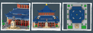 Sun yat-sen Memorial Hall (diamond blocks)
