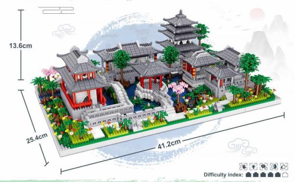 Suzhou Garden (diamond blocks)