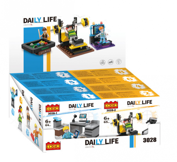 Tägliches Leben Display Box (8 verschiedene Sets)
