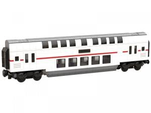 Passenger car white red