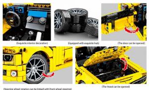 Super car in yellow