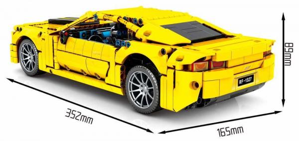 Super car in yellow