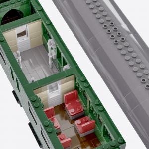 Umbauwagen 2te Klasse und Gepäckabteil (8w)