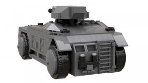 Science-Fiction gepanzerter Mannschaftstransporter (APC)