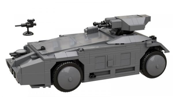 Science fiction armoured personnel carrier (APC)