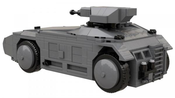 Science-Fiction gepanzerter Mannschaftstransporter (APC)