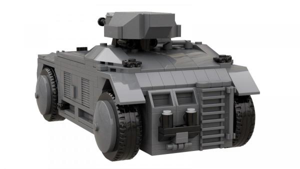 Science fiction armoured personnel carrier (APC)