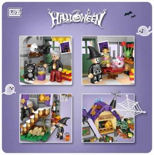 Halloween-Häuschen (mini blocks)