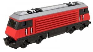 Electric locomotive SBB CFF FFS EuroCity Switzerland