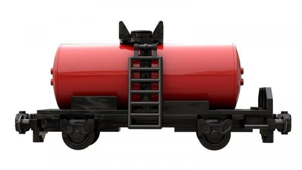 Kesselwagen schwarz rot