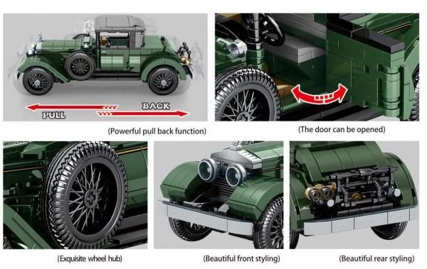 Oldtimer in green