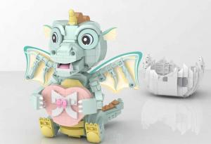 Baby Dragon light green (mini blocks)