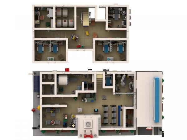 Modernes Krankenhaus