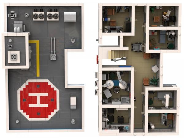 Modernes Krankenhaus