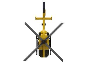 Yellow Rescue Helicopter