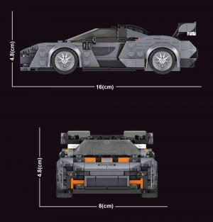 Supersportscar in grey